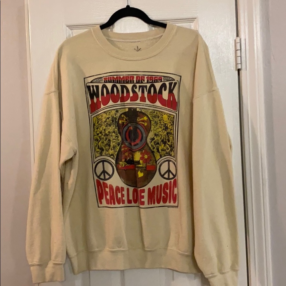 Life clothing co Woodstock crewneck sweatshirt